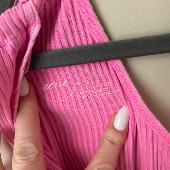 NWOT Barbie Hot Pink One Shoulder Cropped Sleeveless Top Women’s Size Medium - Picture 3 of 6